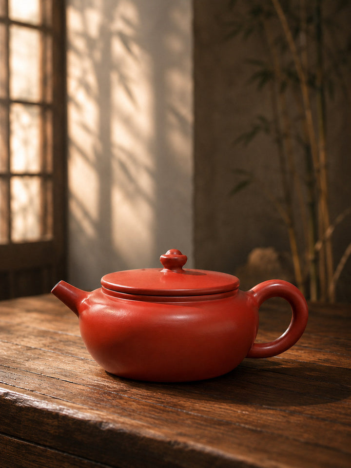 Zhuni Dezhong Yixing teapot guide with Handmade Da Bin Shi Yi Yixing Zisha Teapot – Dahongpao Clay, 180ml