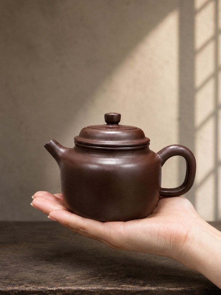 how to dry a Yixing teapot guide with Handmade Dezhong Yixing Zisha Teapot – Zipao Yusha Clay, 110ml