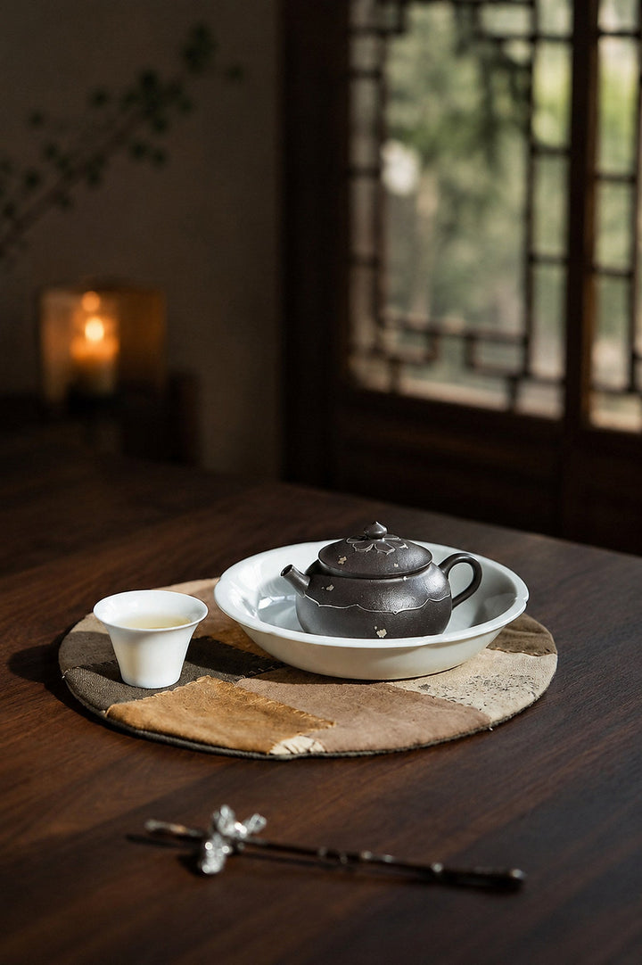 Zini Fanggu Yixing teapot guide with Handmade Fan Lian Wu Xiang Yixing Zisha Teapot – Tianqingni Clay, 100ml