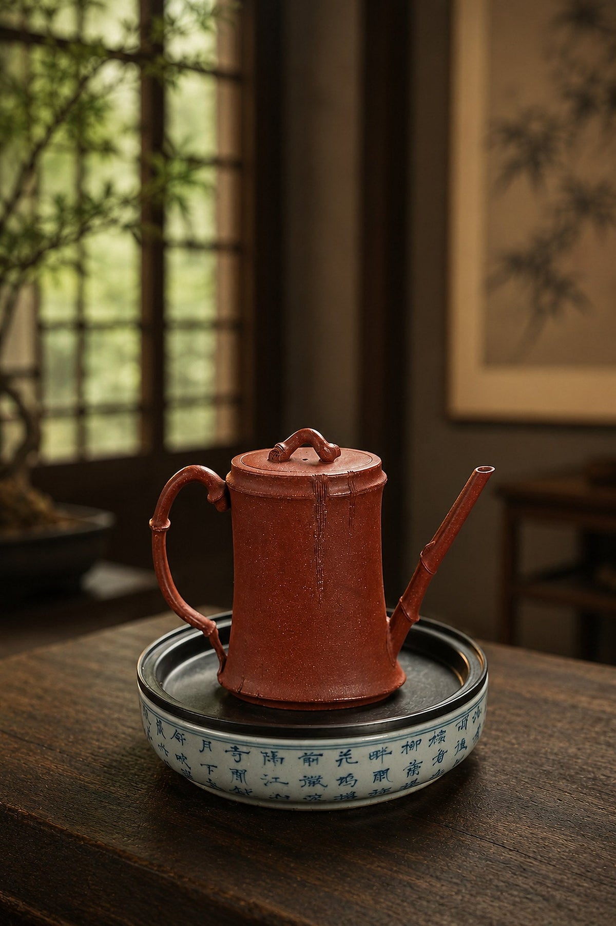 145ml Yixing teapot guide with Handmade Sculptural Form Yixing Zisha Teapot – Jiangponi Clay, 130ml