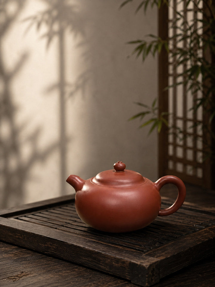 Zhuni Qinquan Yixing teapot guide with Handmade Yu Ru Yixing Zisha Teapot – Dahongpao Clay, 170ml