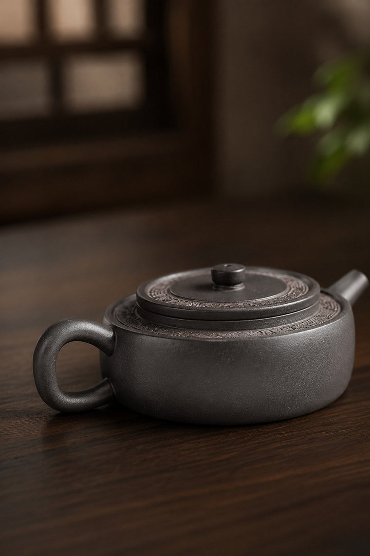 Zini Square Form Yixing teapot guide with Zhou Pan Yixing Zisha Teapot – Tianqingni Clay, 120ml