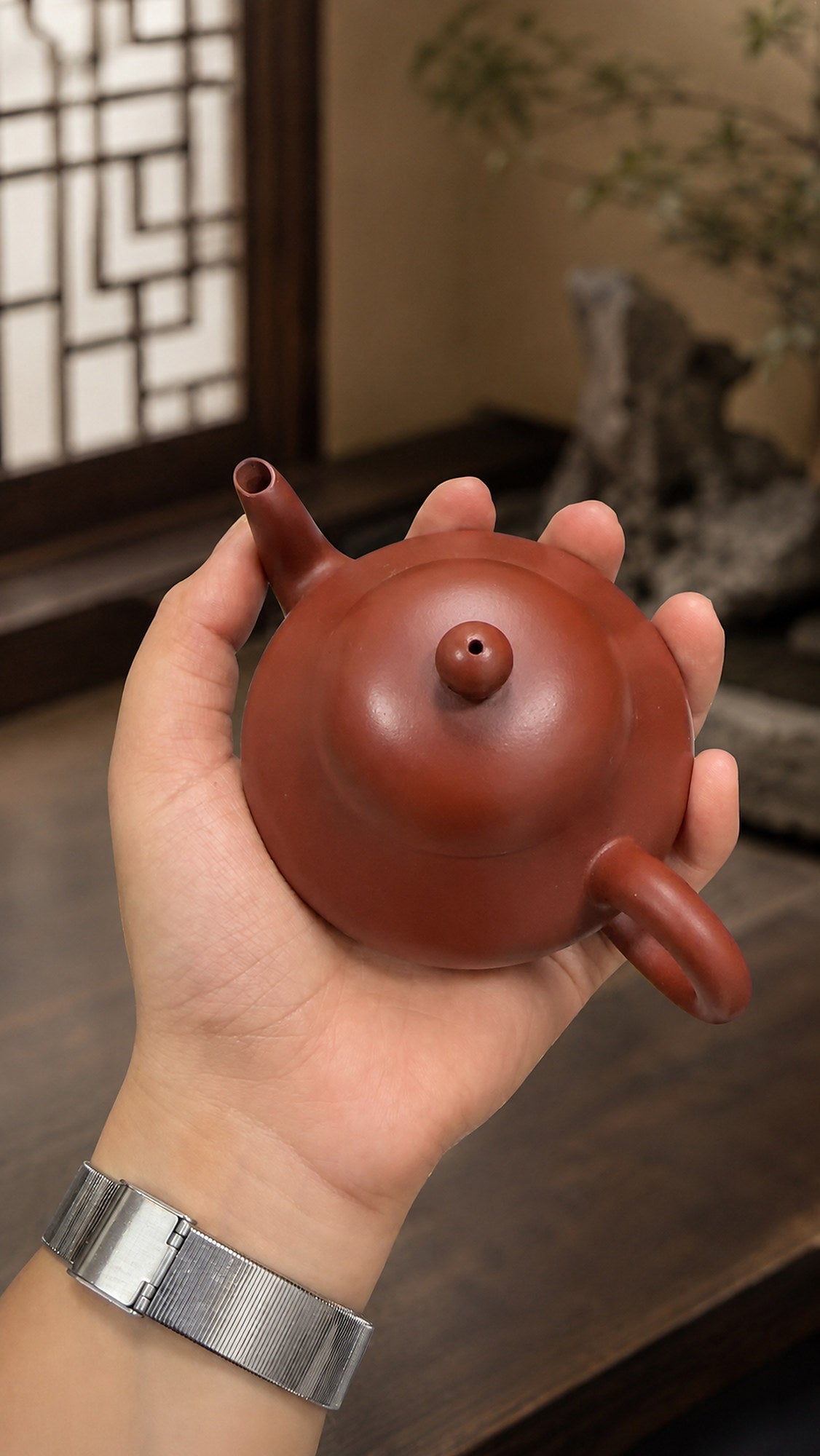 Product view 1 of 140ml Aili zisha teapot in Dahongpao Clay, No. 221