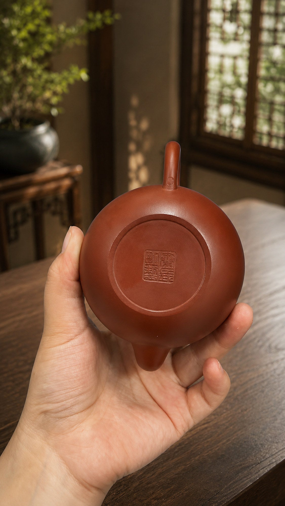 Product view 4 of 140ml Aili zisha teapot in Dahongpao Clay, No. 221