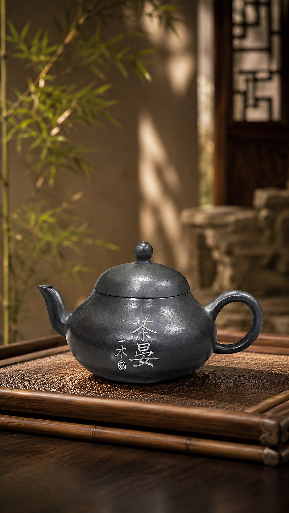 Product view 1 of 100ml Aili zisha teapot in Reduction-Fired Zhuni Clay, No. 049