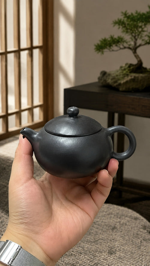 Product view 2 of 100ml Aili zisha teapot in Reduction-Fired Zhuni Clay, No. 049