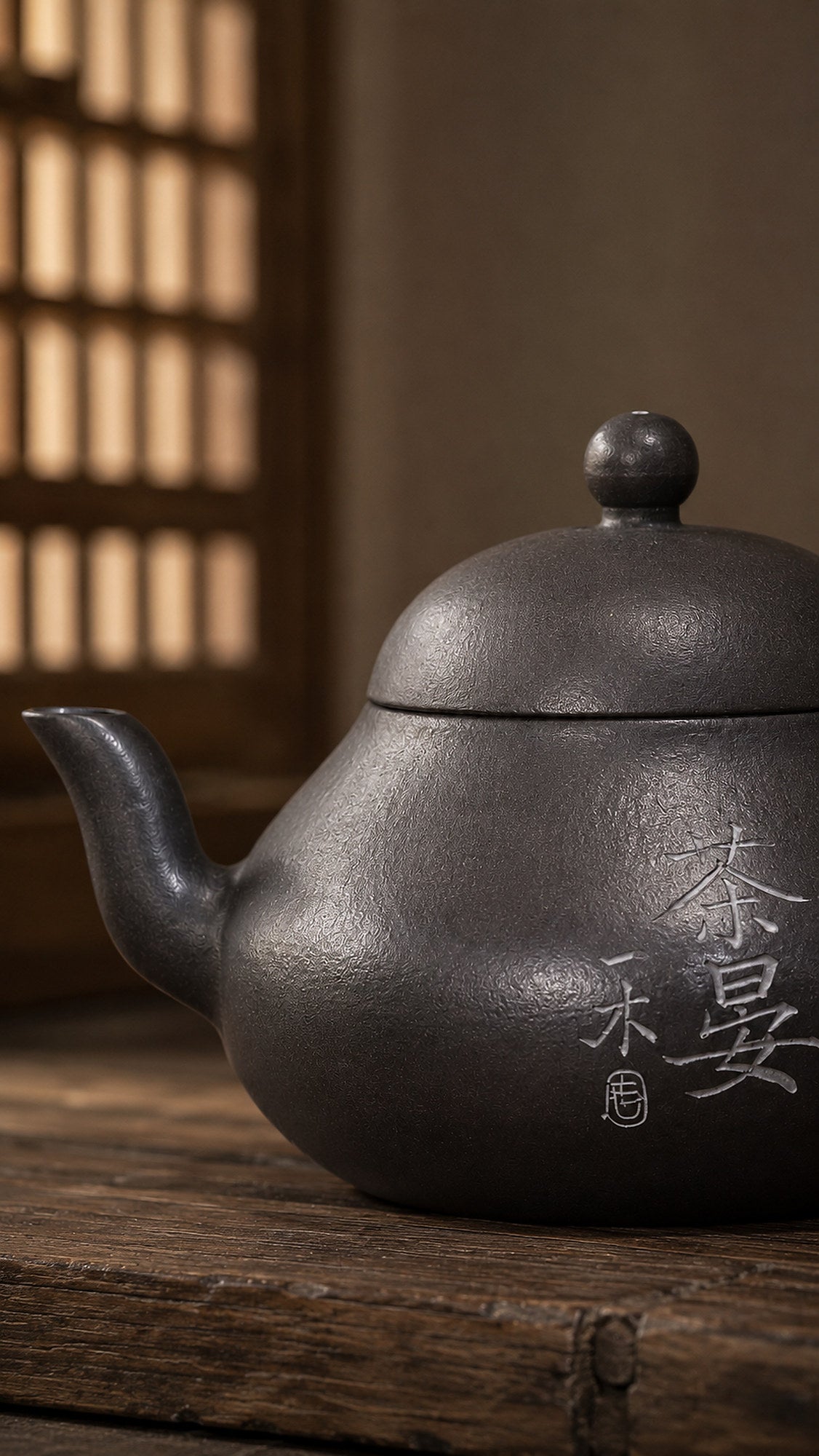 Product view 5 of 100ml Aili zisha teapot in Reduction-Fired Zhuni Clay, No. 049