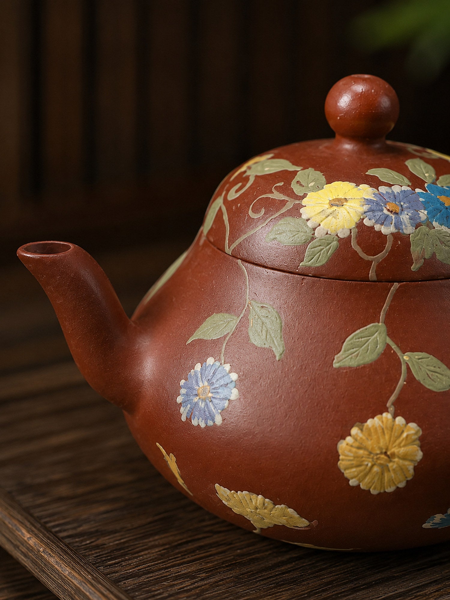 Product view 5 of 80ml Aili zisha teapot in Zhuni Clay, No. 041