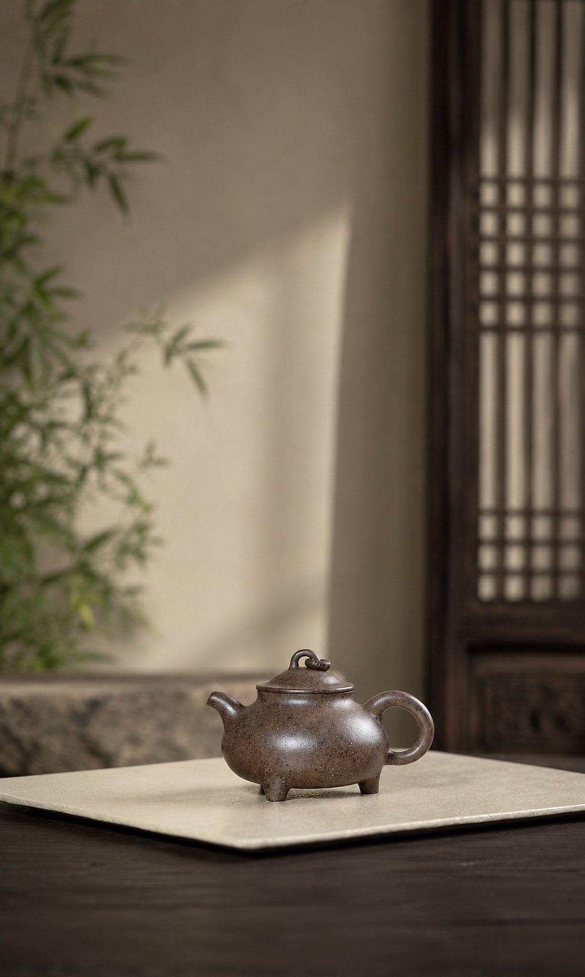Product view 1 of 150ml Artisan Design zisha teapot in Aged Zini Clay, No. 439