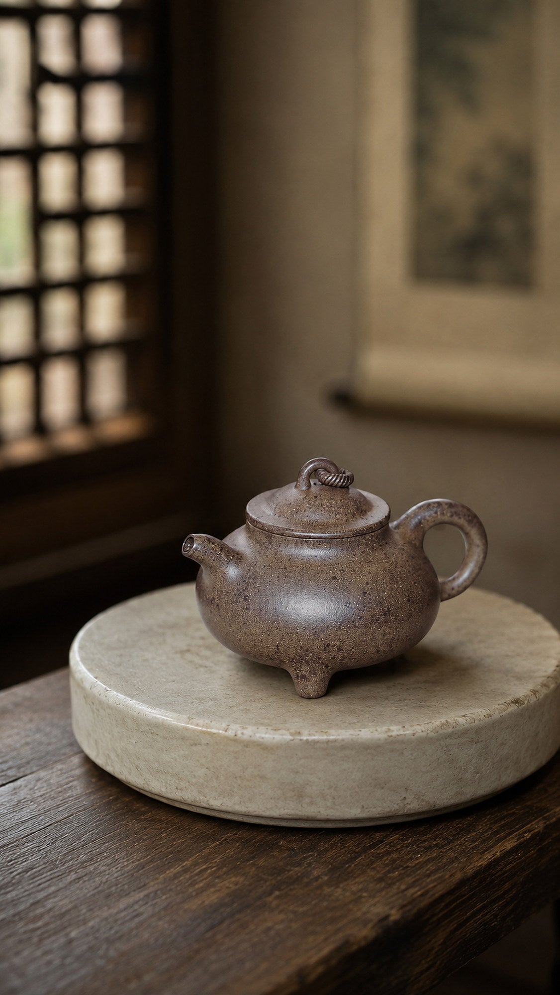 Product view 2 of 150ml Artisan Design zisha teapot in Aged Zini Clay, No. 439