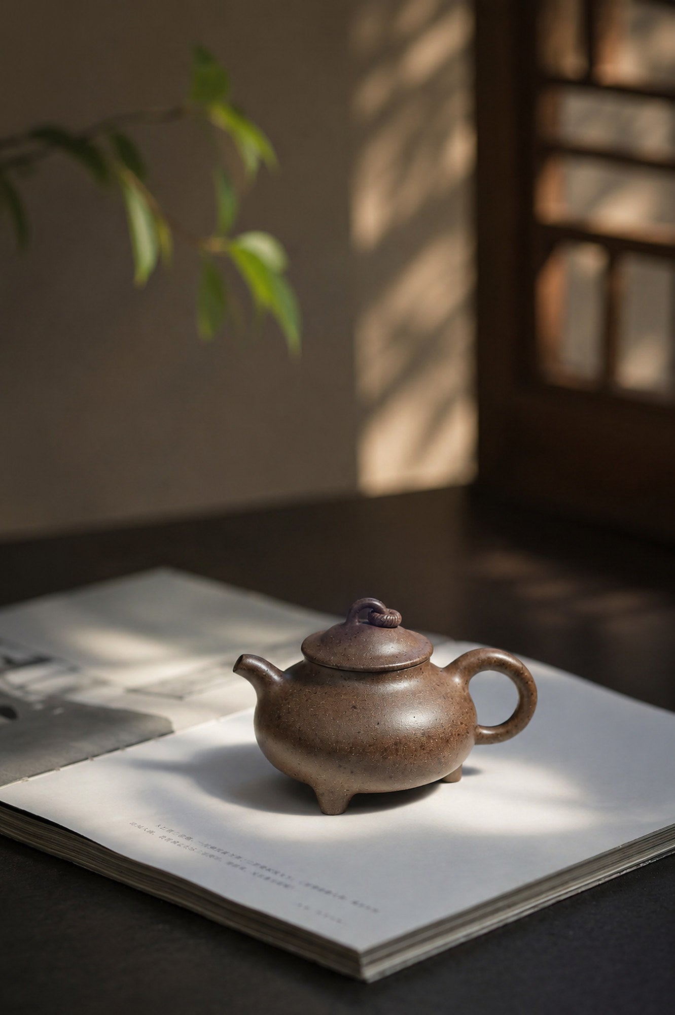 Product view 4 of 150ml Artisan Design zisha teapot in Aged Zini Clay, No. 439