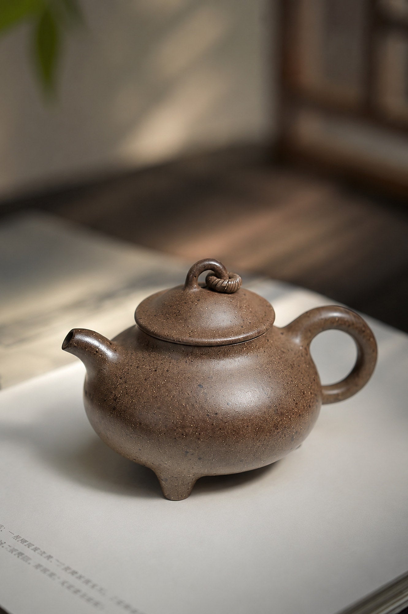 Product view 5 of 150ml Artisan Design zisha teapot in Aged Zini Clay, No. 439