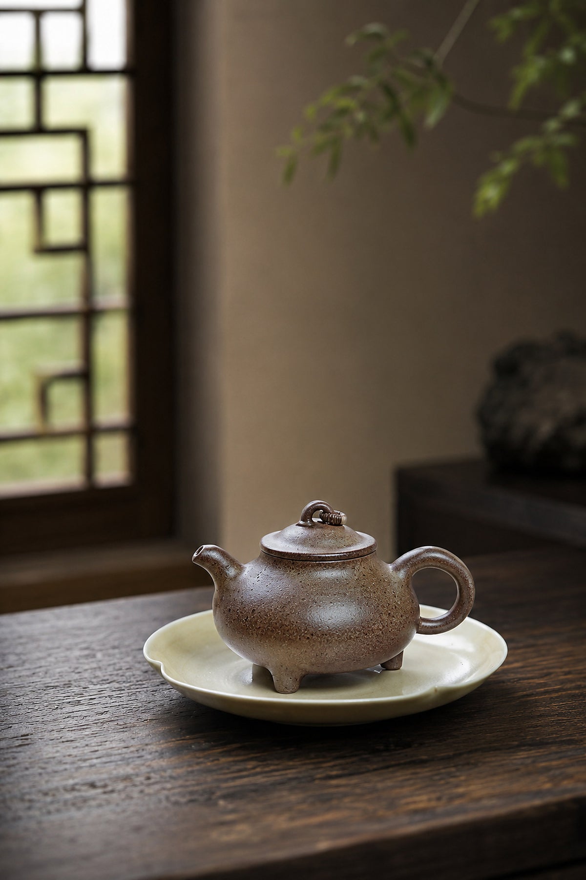 Product view 7 of 150ml Artisan Design zisha teapot in Aged Zini Clay, No. 439