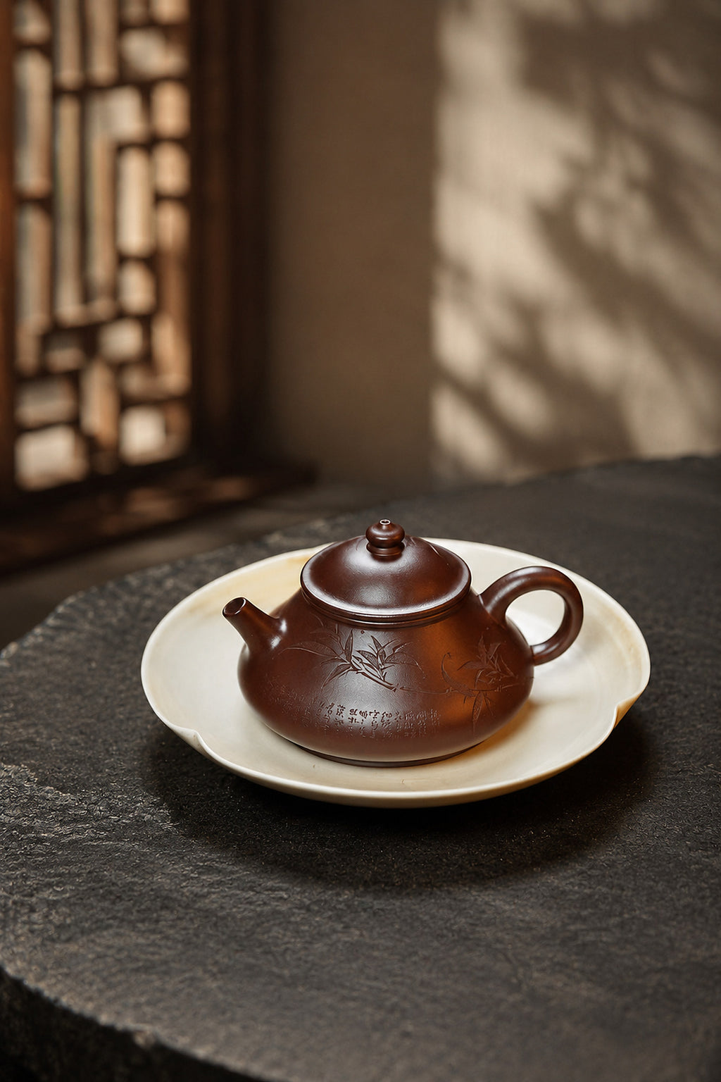 Product view 1 of 130ml Artisan Design zisha teapot in Aged Zini Clay, No. 442