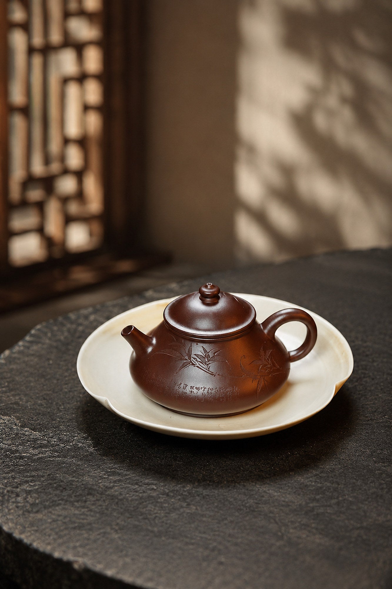 Product view 1 of 130ml Artisan Design zisha teapot in Aged Zini Clay, No. 442