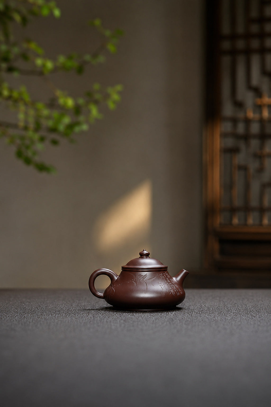 Product view 4 of 130ml Artisan Design zisha teapot in Aged Zini Clay, No. 442