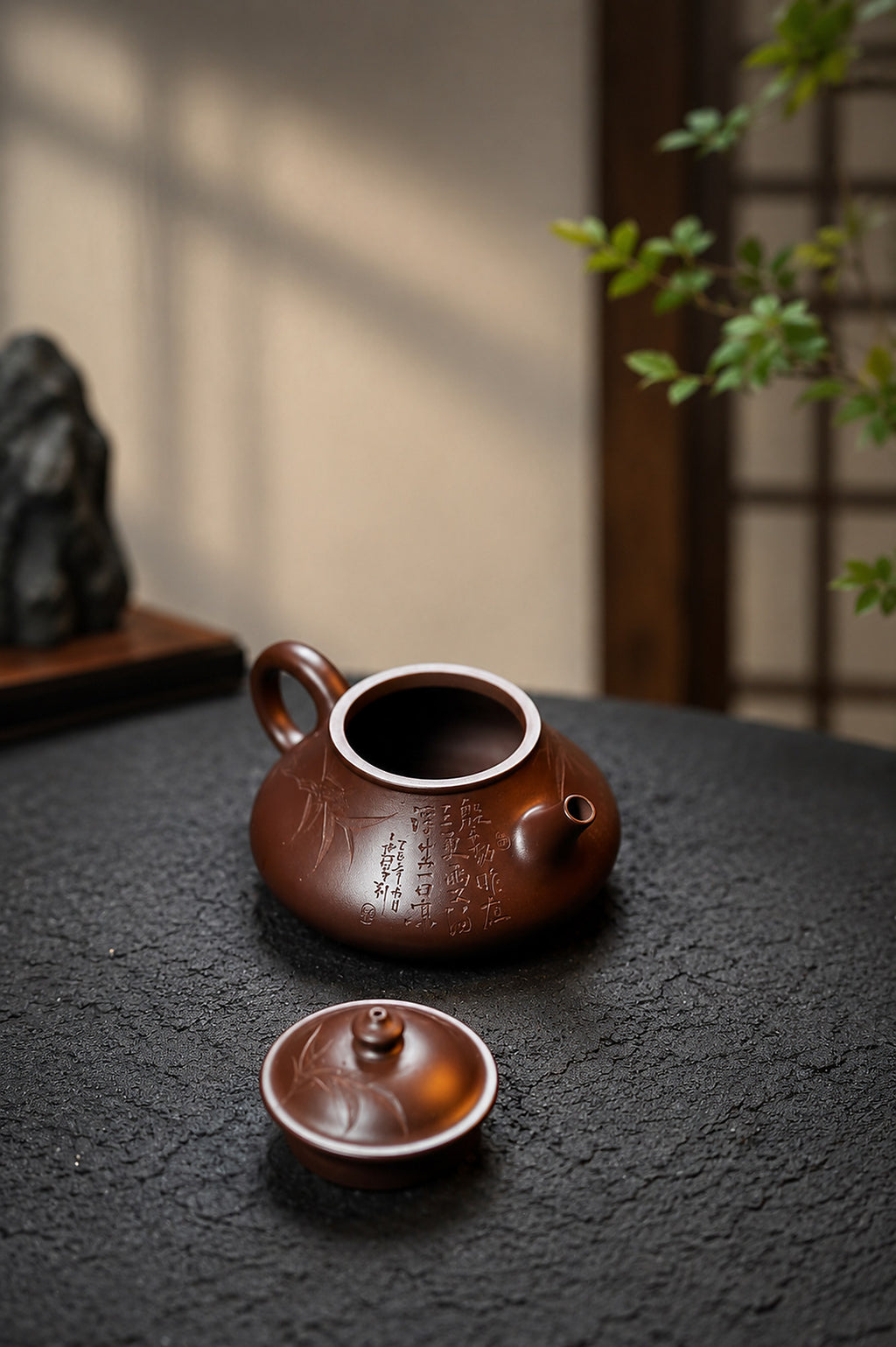 Product view 7 of 130ml Artisan Design zisha teapot in Aged Zini Clay, No. 442