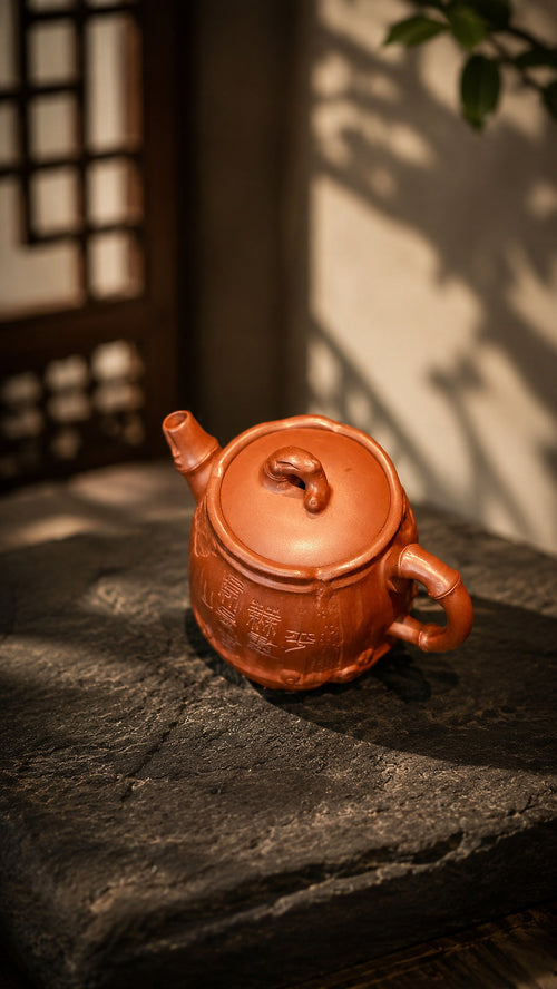 Product view 1 of 100ml Artisan Design zisha teapot in Dicaoqing Zini Clay, No. 403