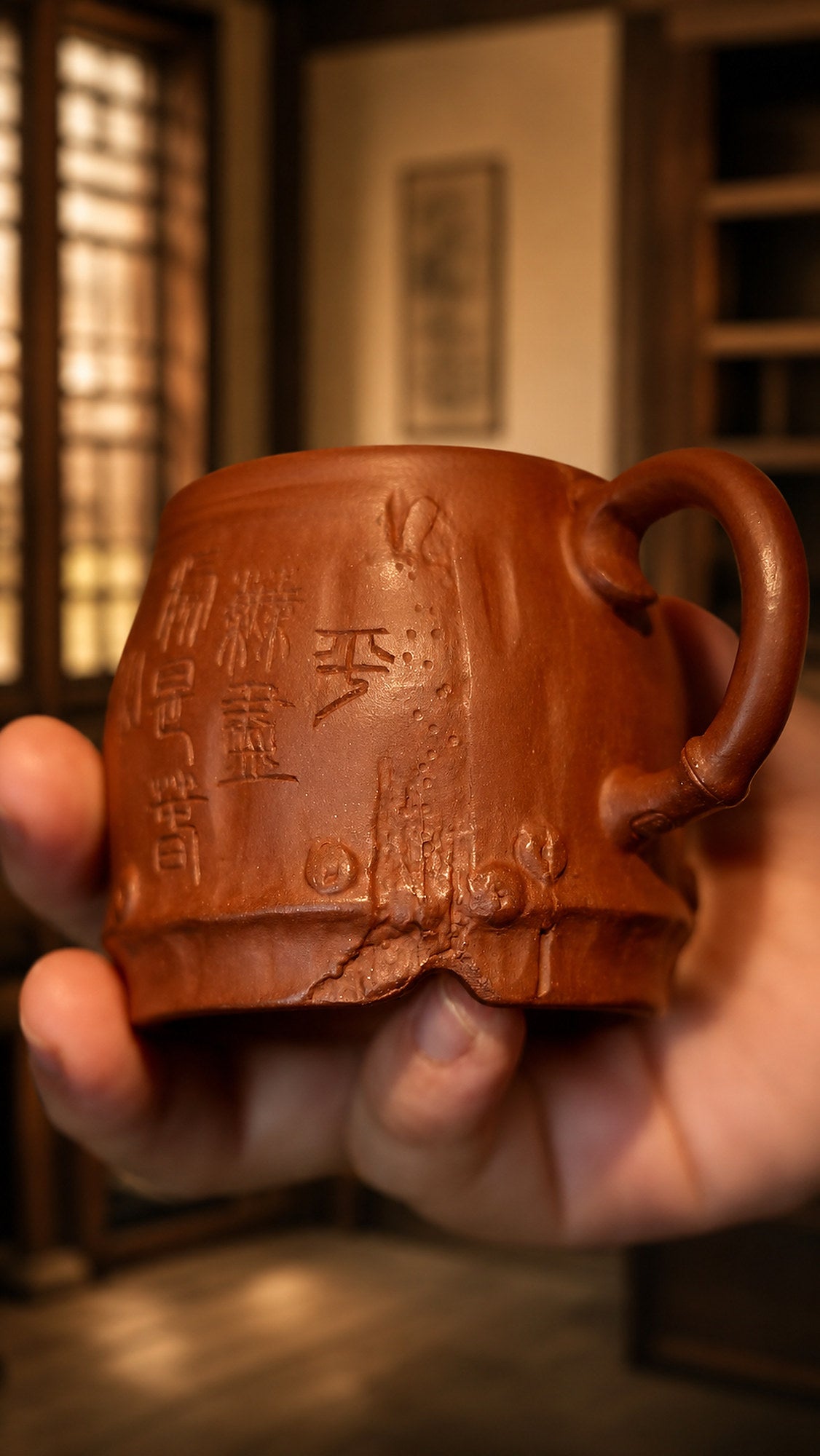 Product view 2 of 100ml Artisan Design zisha teapot in Dicaoqing Zini Clay, No. 403