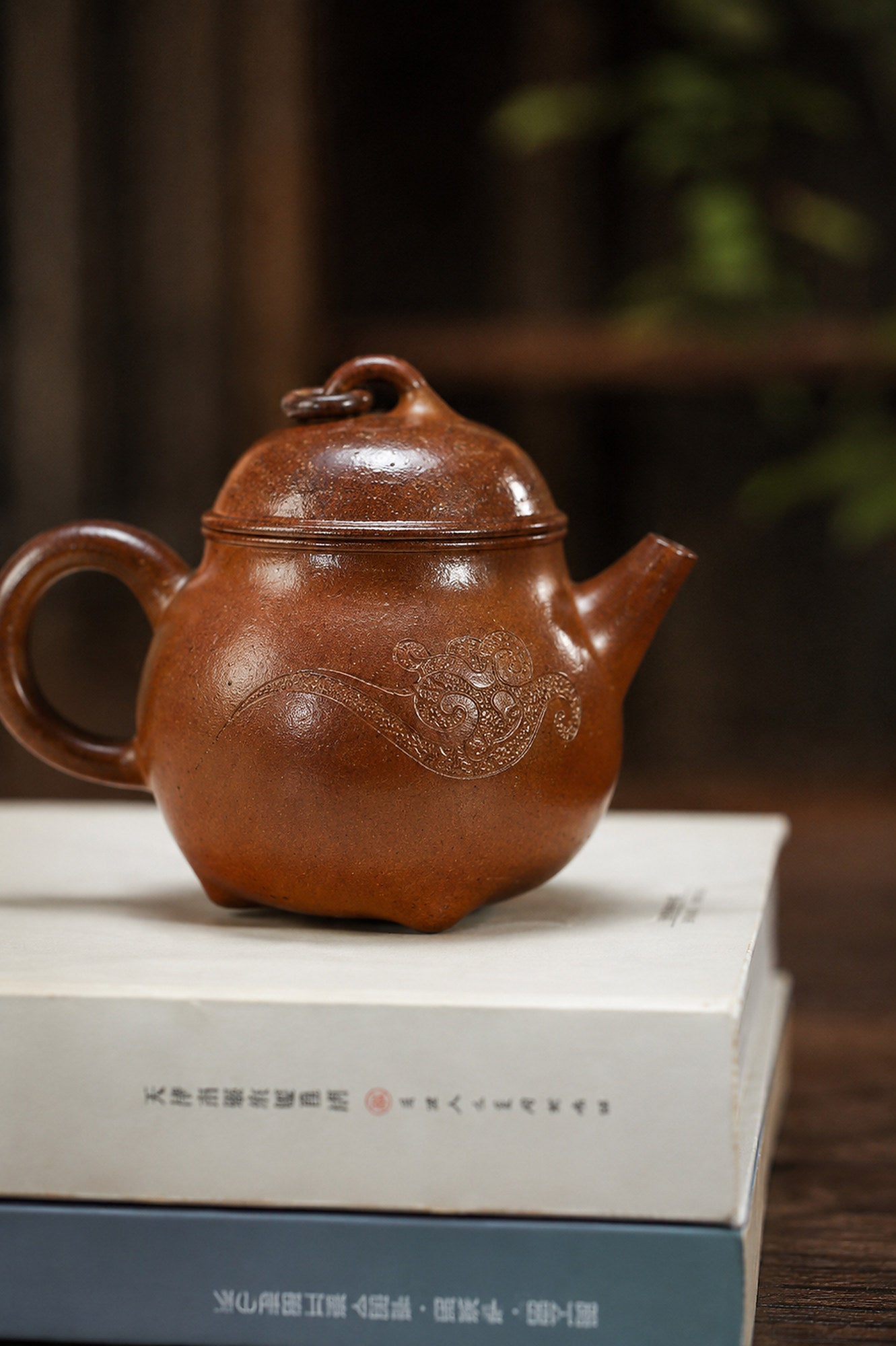 Product view 5 of 150ml Artisan Design zisha teapot in Golden Duanni Clay, No. 364