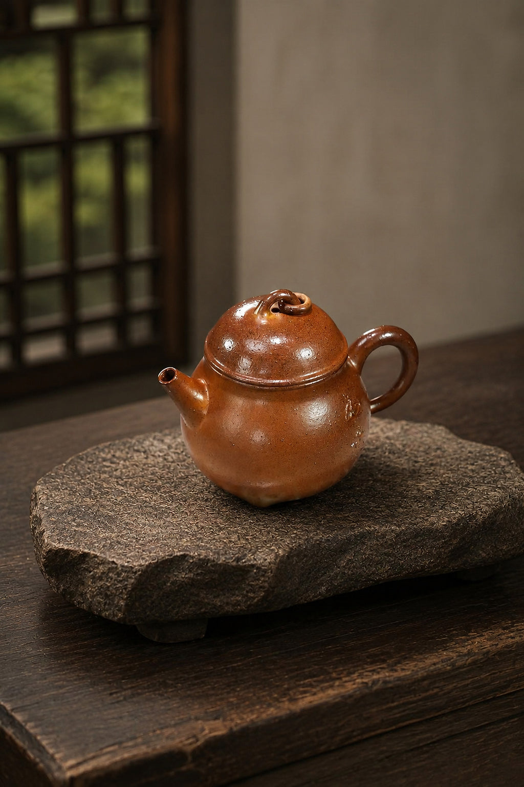 Product view 7 of 150ml Artisan Design zisha teapot in Golden Duanni Clay, No. 364