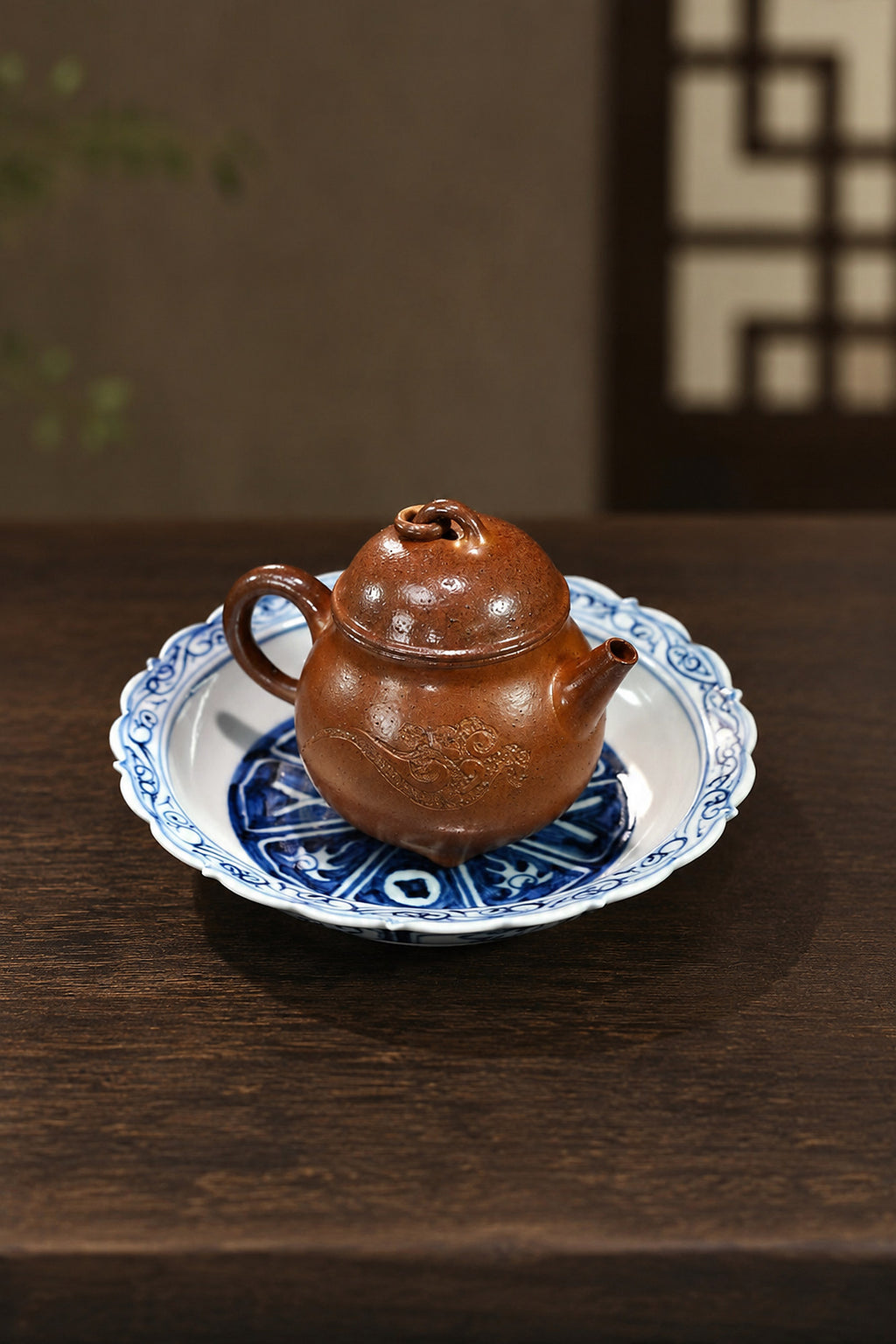 Product view 9 of 150ml Artisan Design zisha teapot in Golden Duanni Clay, No. 364