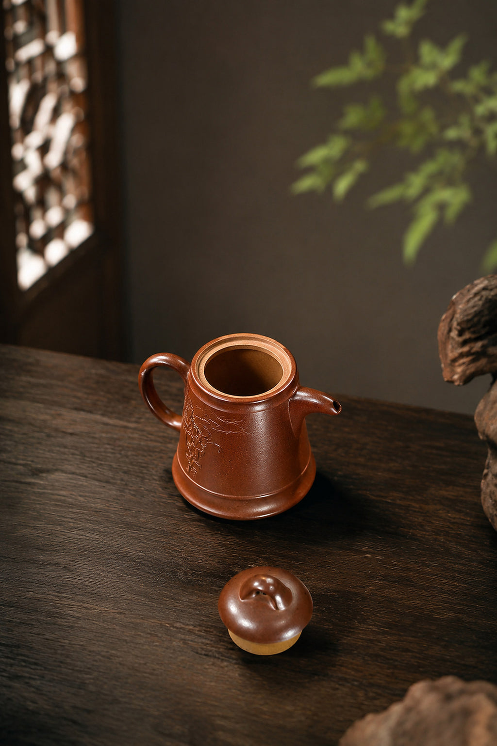Product view 5 of 90ml Artisan Design zisha teapot in Golden Duanni Clay, No. 371