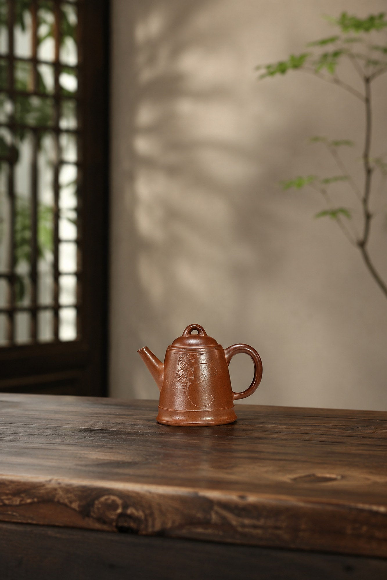 Product view 6 of 90ml Artisan Design zisha teapot in Golden Duanni Clay, No. 371
