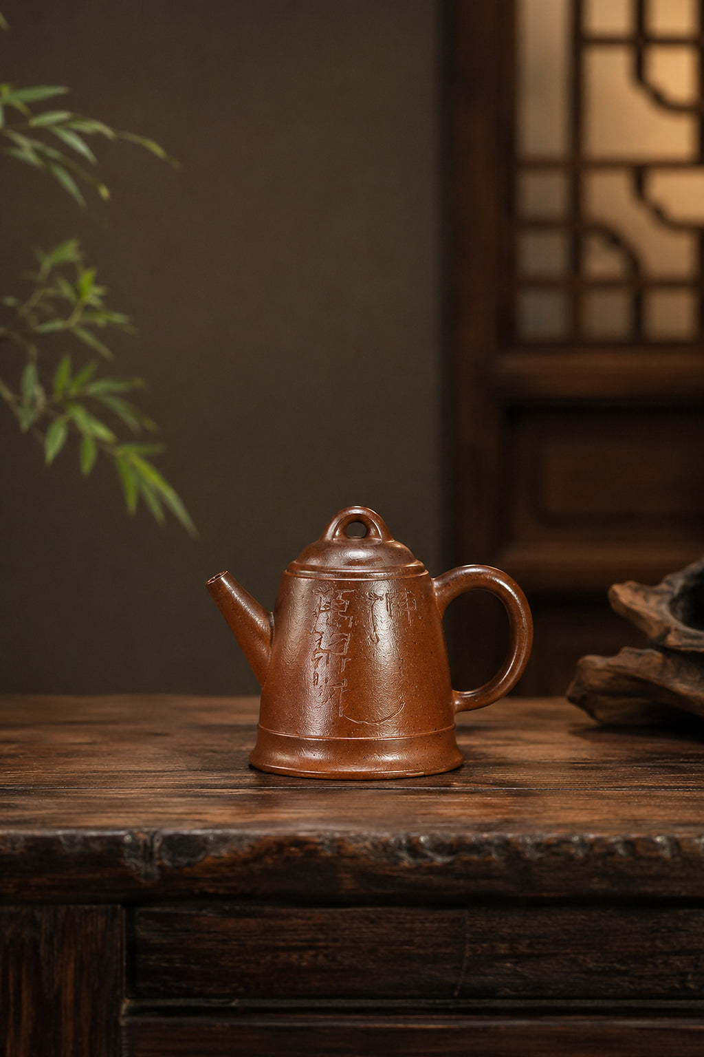 Product view 7 of 90ml Artisan Design zisha teapot in Golden Duanni Clay, No. 371