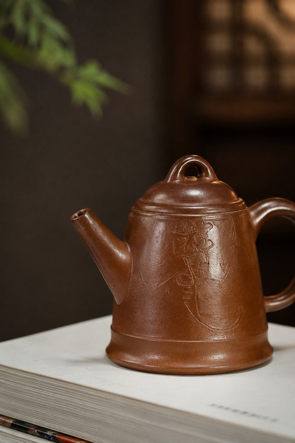 Product view 8 of 90ml Artisan Design zisha teapot in Golden Duanni Clay, No. 371