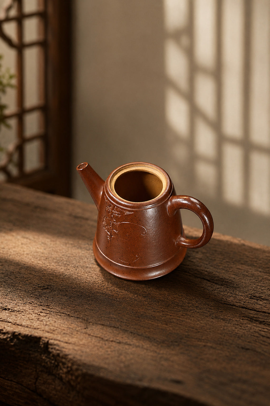 Product view 9 of 90ml Artisan Design zisha teapot in Golden Duanni Clay, No. 371