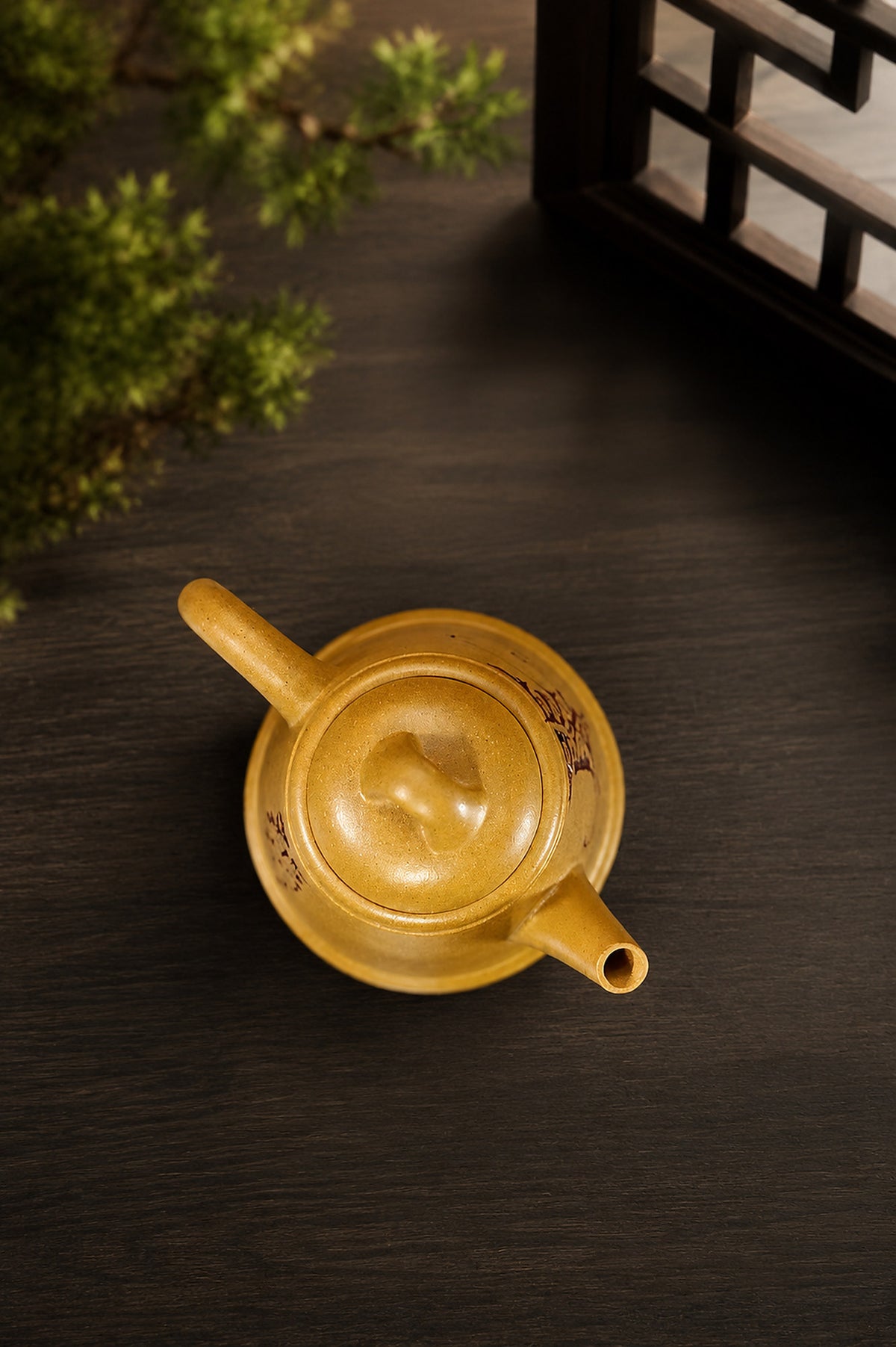 Product view 7 of 90ml Artisan Design zisha teapot in Golden Duanni Clay, No. 391