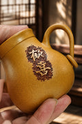 Product view 1 of 100ml Artisan Design zisha teapot in Golden Duanni Clay, No. 392