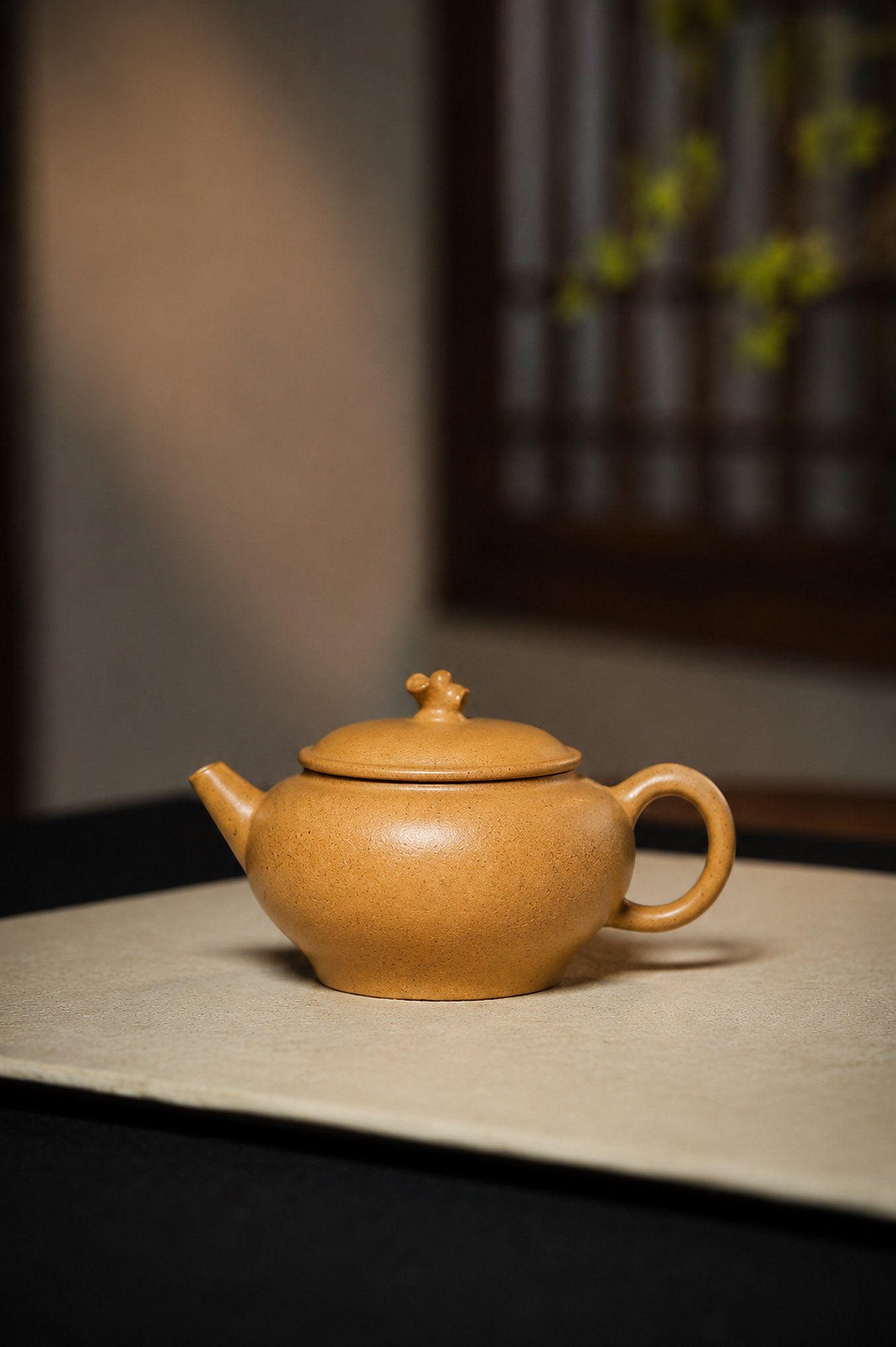 Product view 5 of 85ml Artisan Design zisha teapot in Golden Duanni Clay, No. 445