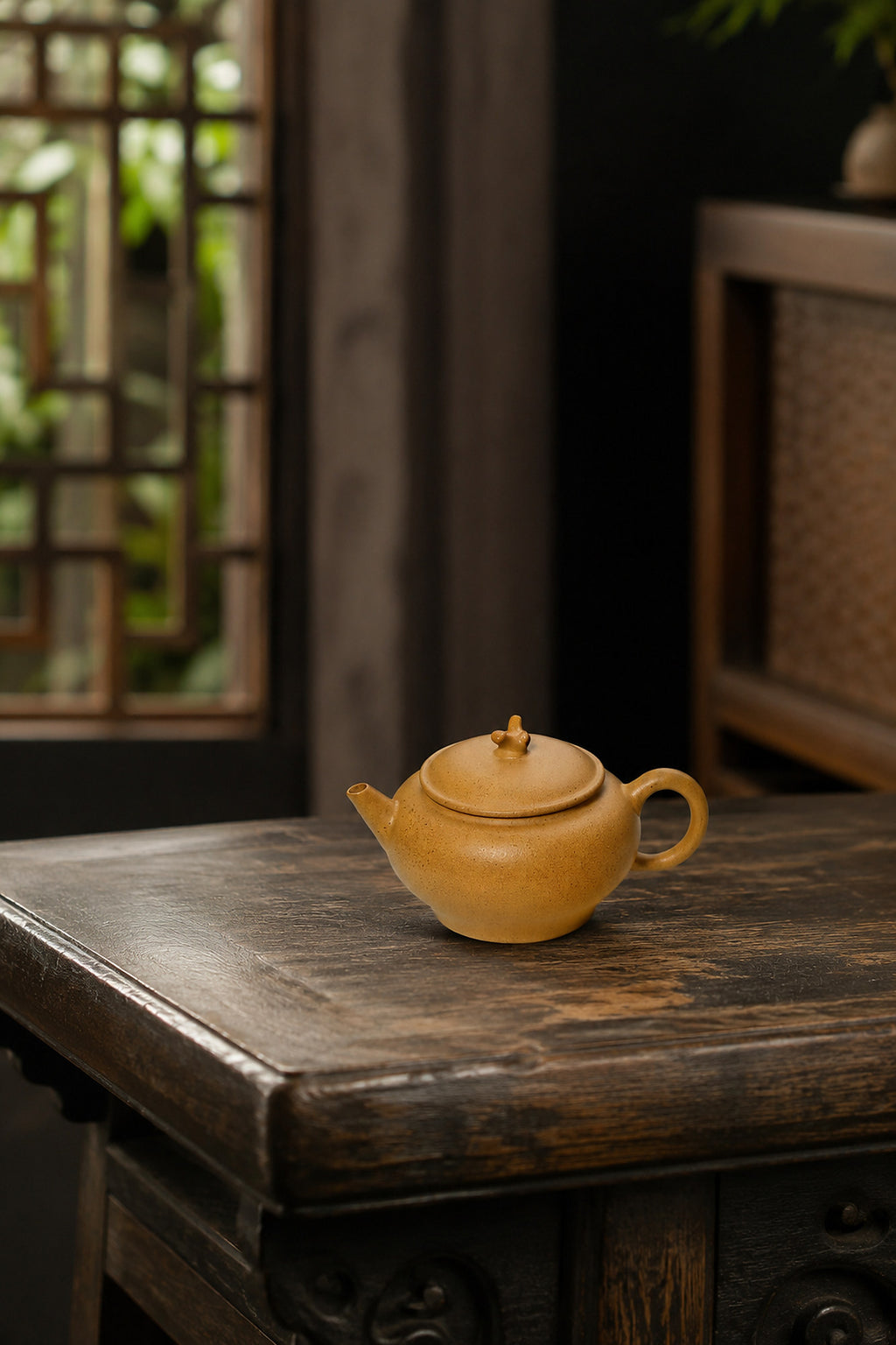 Product view 6 of 85ml Artisan Design zisha teapot in Golden Duanni Clay, No. 445