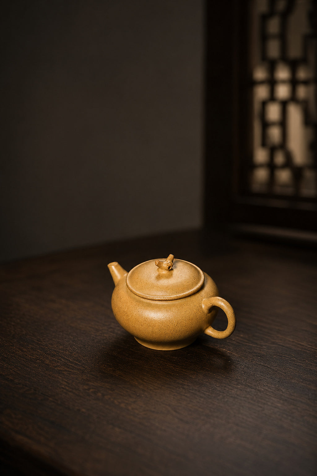 Product view 7 of 85ml Artisan Design zisha teapot in Golden Duanni Clay, No. 445