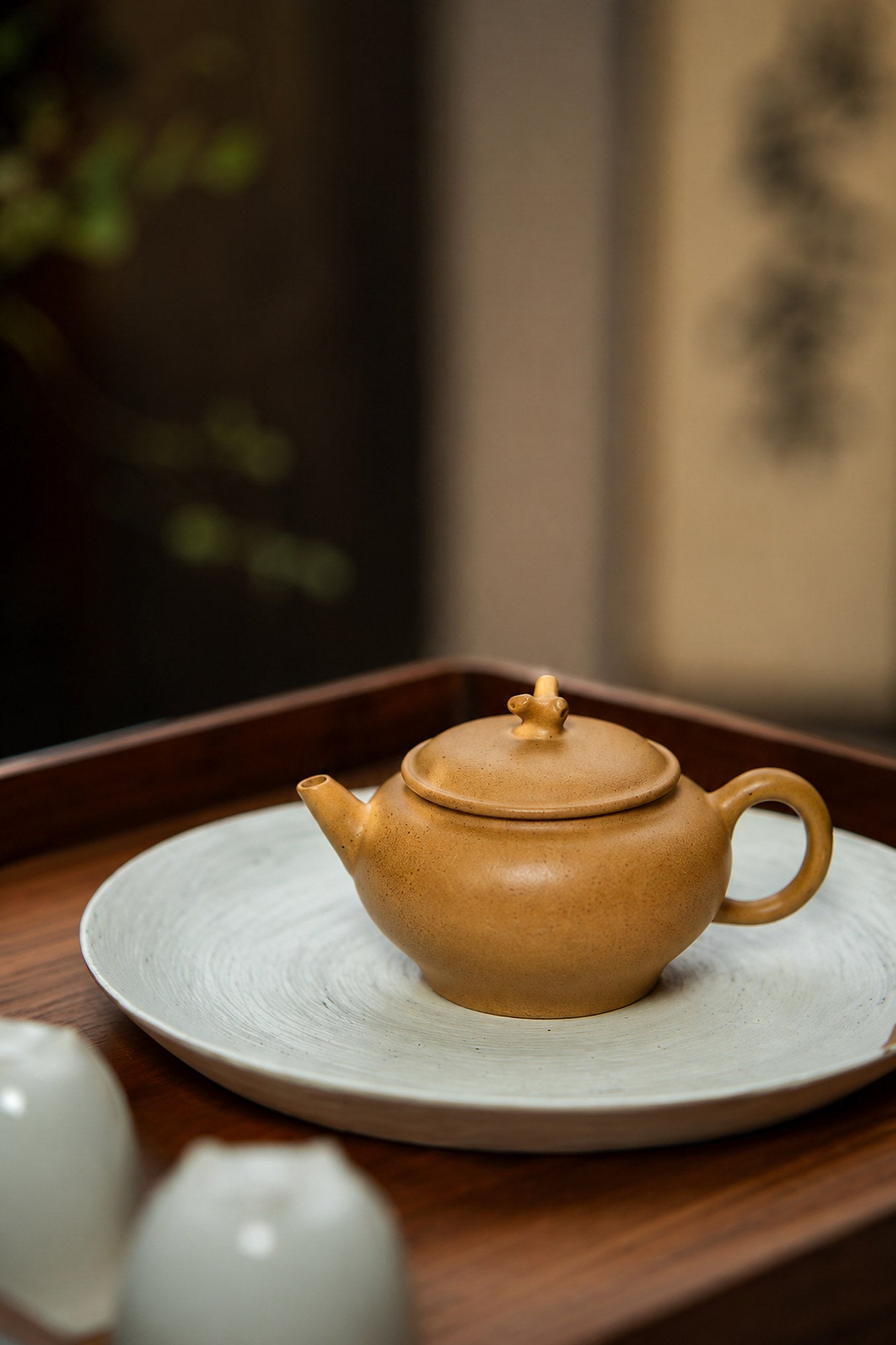 Product view 8 of 85ml Artisan Design zisha teapot in Golden Duanni Clay, No. 445