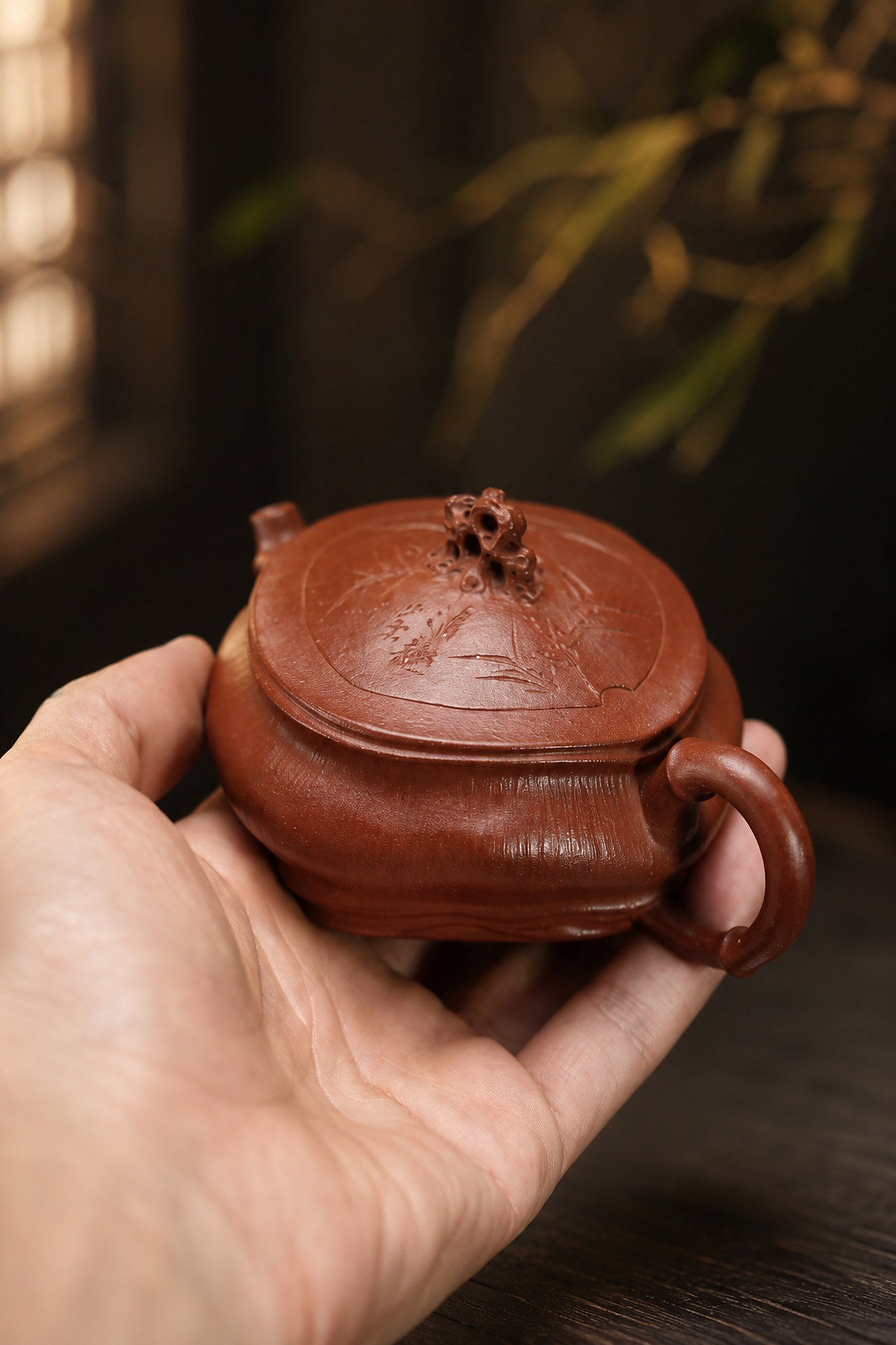 Product view 3 of 140ml Artisan Design zisha teapot in Jiangponi Clay, No. 390