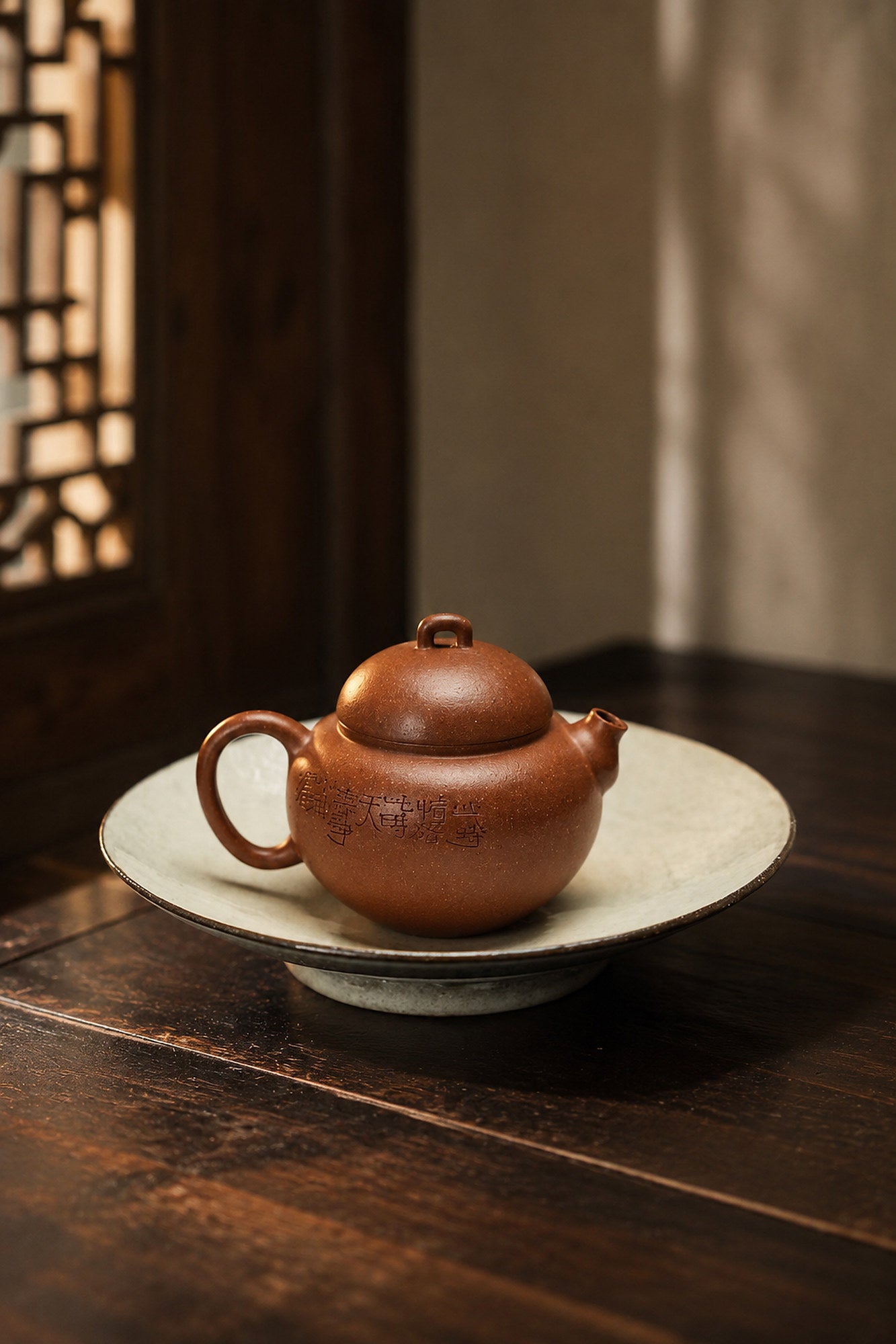 Product view 2 of 100ml Artisan Design zisha teapot in Jiangponi Clay, No. 444