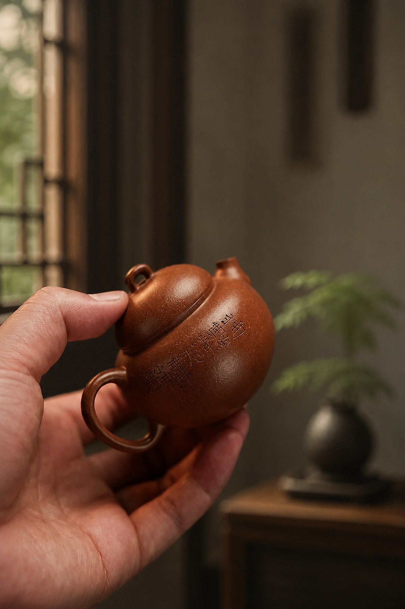 Product view 4 of 100ml Artisan Design zisha teapot in Jiangponi Clay, No. 444