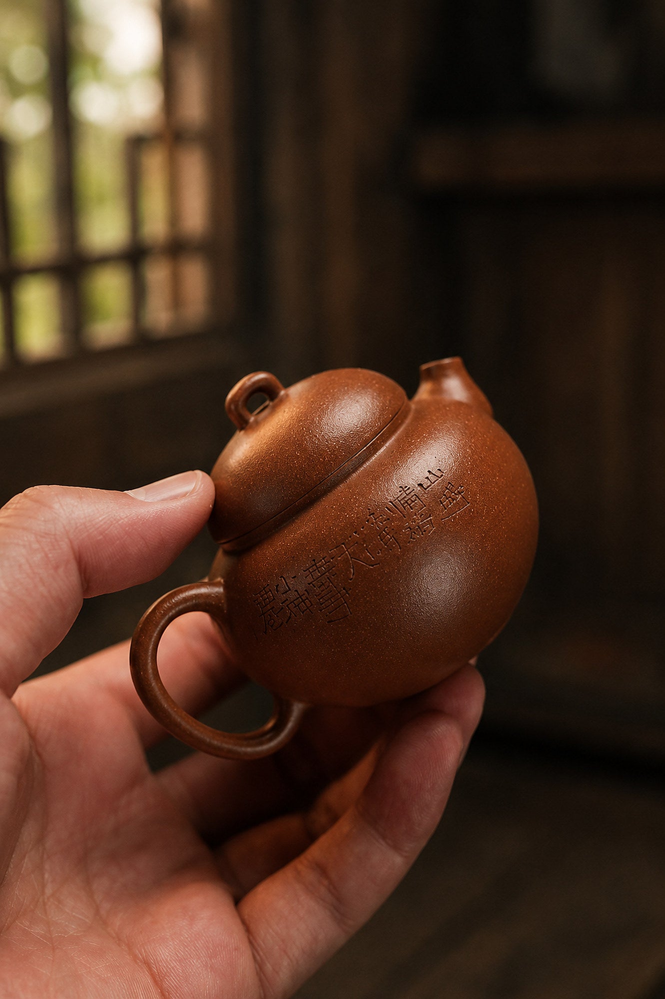 Product view 5 of 100ml Artisan Design zisha teapot in Jiangponi Clay, No. 444