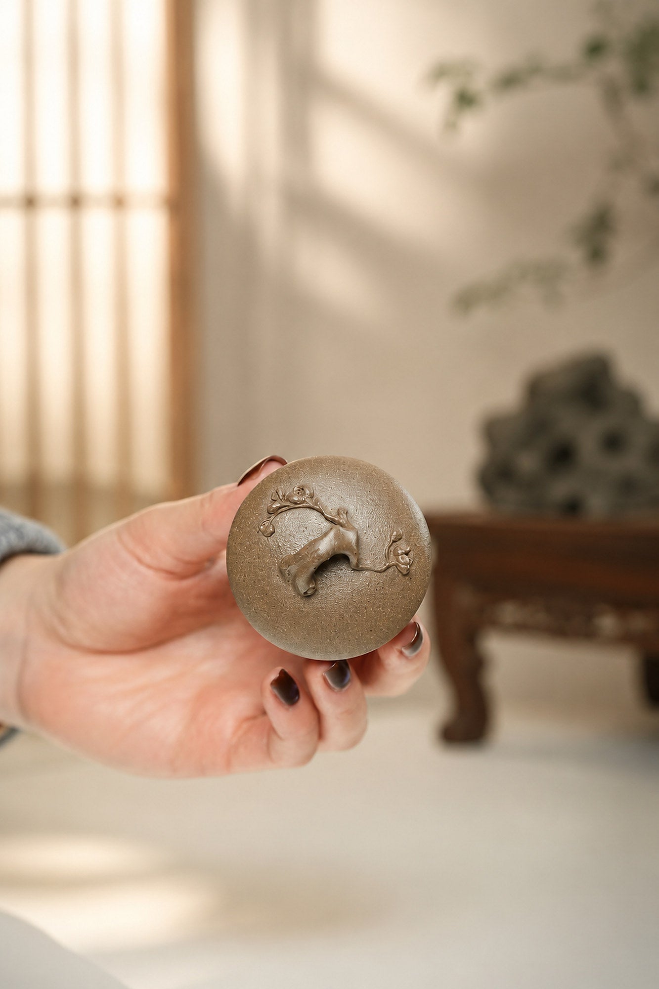 Product view 1 of 130ml Artisan Design zisha teapot in Qing Jiangponi Clay, No. 333