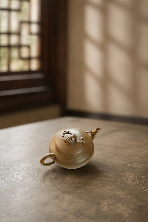 Product view 2 of 130ml Artisan Design zisha teapot in Qing Jiangponi Clay, No. 333