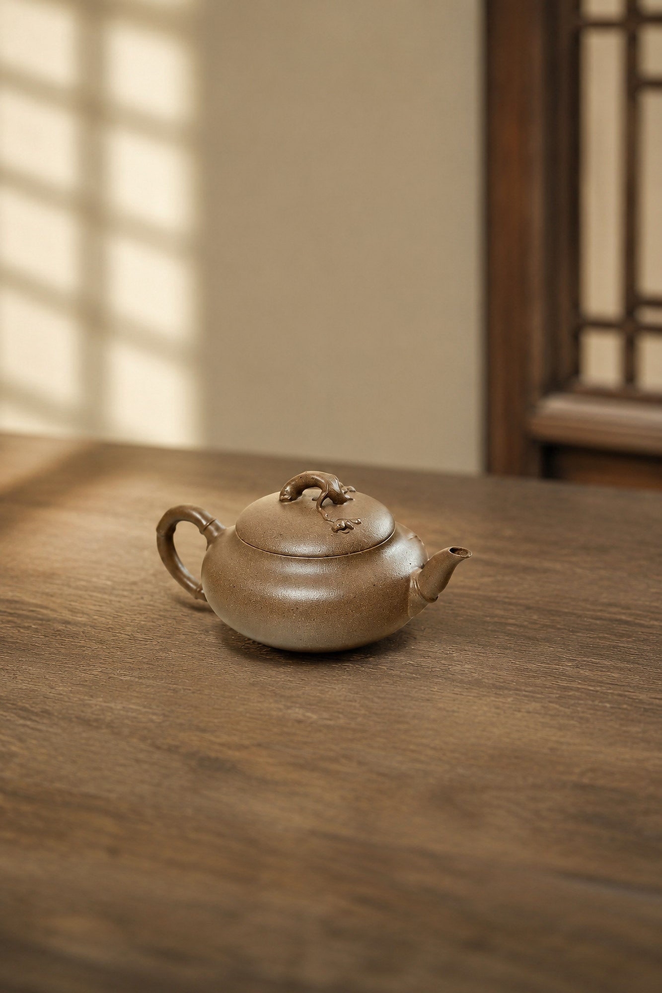 Product view 3 of 130ml Artisan Design zisha teapot in Qing Jiangponi Clay, No. 333