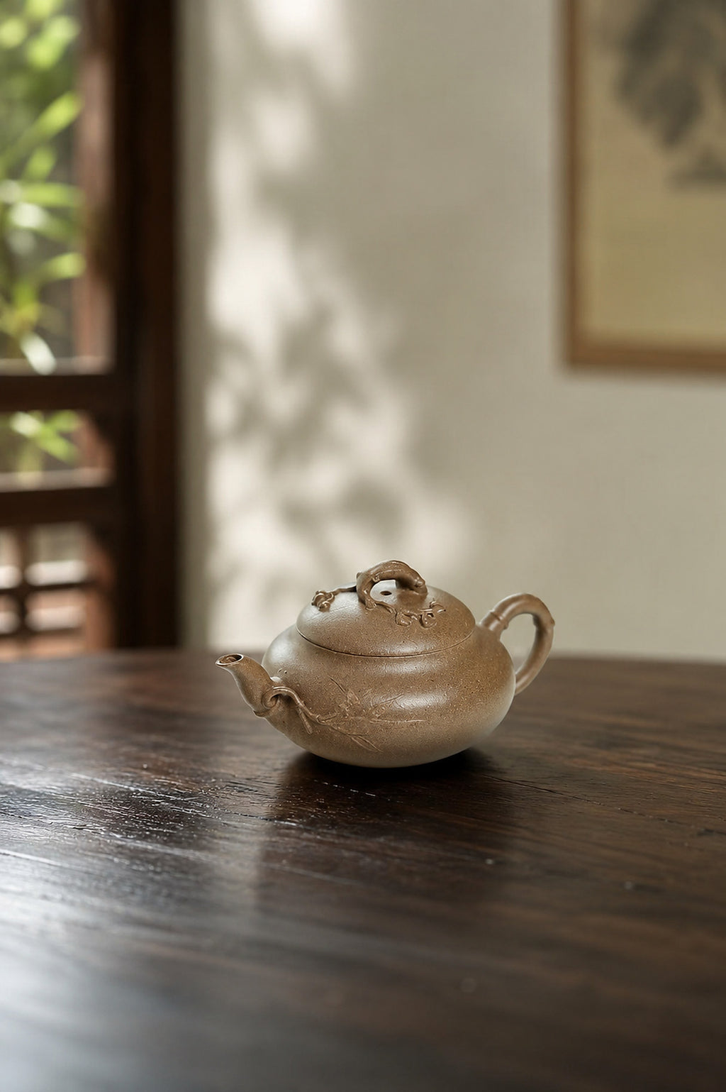 Product view 4 of 130ml Artisan Design zisha teapot in Qing Jiangponi Clay, No. 333