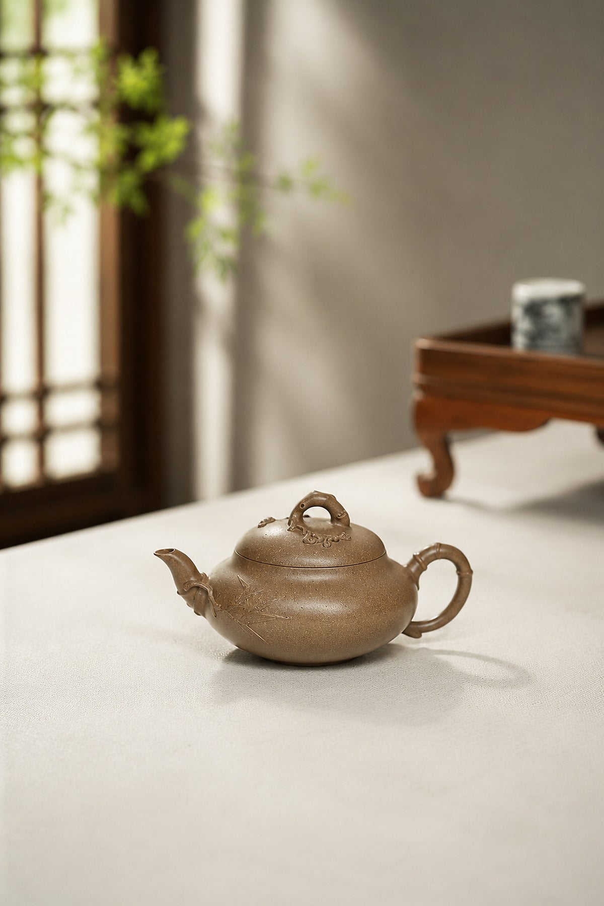Product view 7 of 130ml Artisan Design zisha teapot in Qing Jiangponi Clay, No. 333