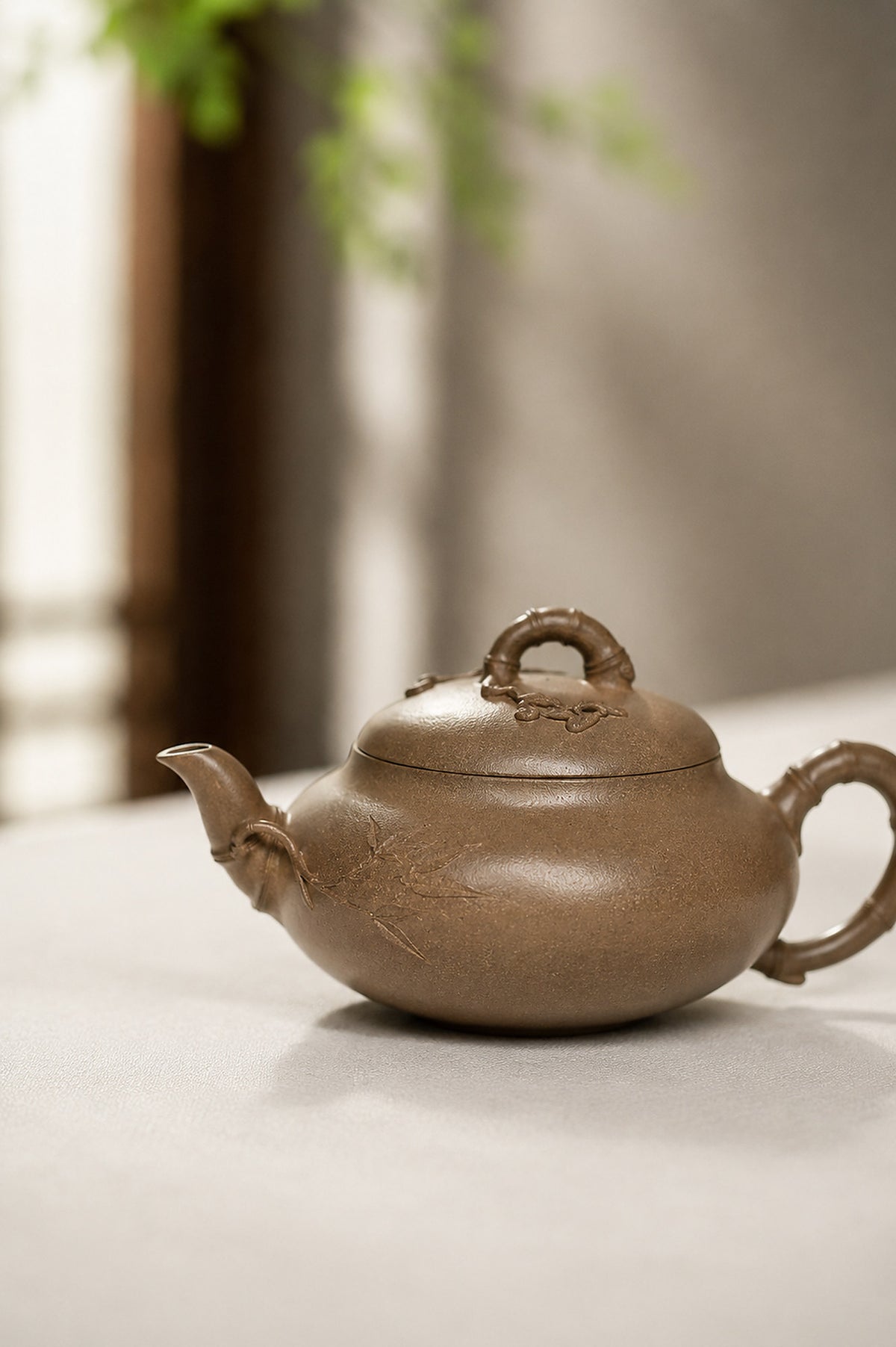 Product view 8 of 130ml Artisan Design zisha teapot in Qing Jiangponi Clay, No. 333