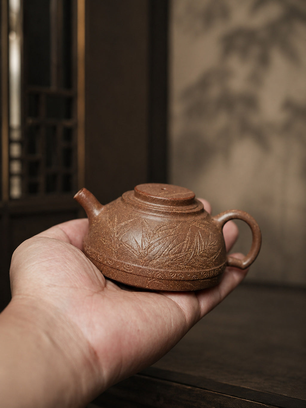 Product view 1 of 120ml Artisan Design zisha teapot in Qing Jiangponi Clay, No. 343