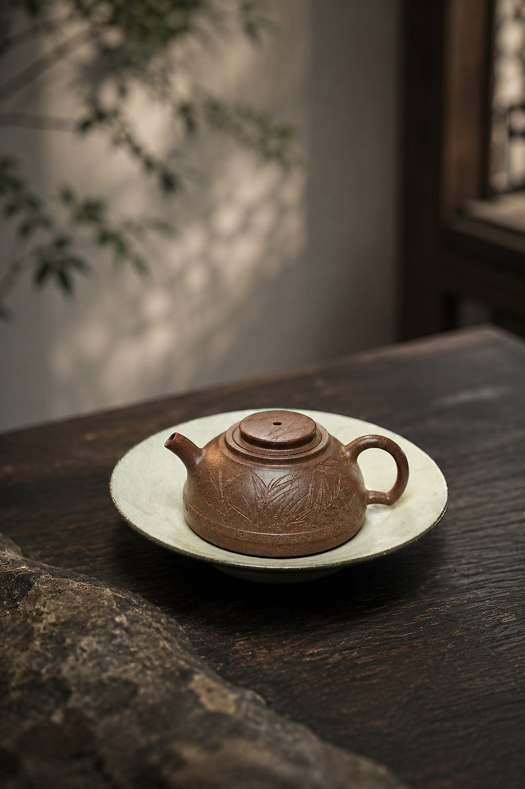 Product view 4 of 120ml Artisan Design zisha teapot in Qing Jiangponi Clay, No. 343