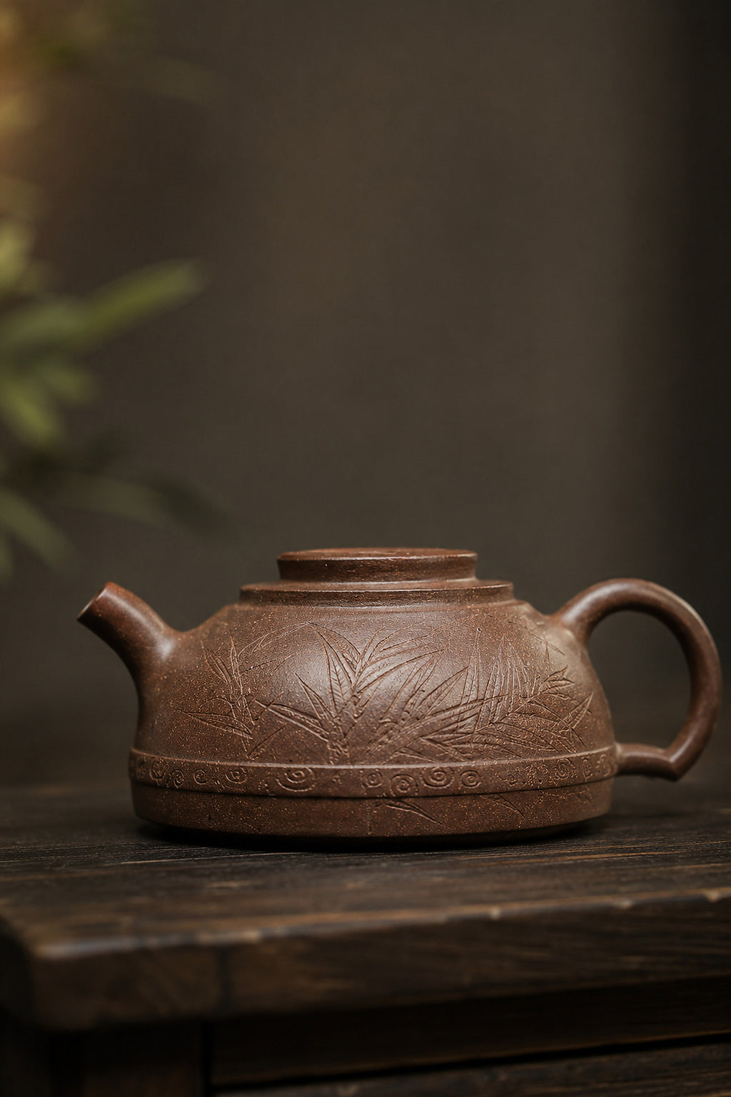 Product view 8 of 120ml Artisan Design zisha teapot in Qing Jiangponi Clay, No. 343